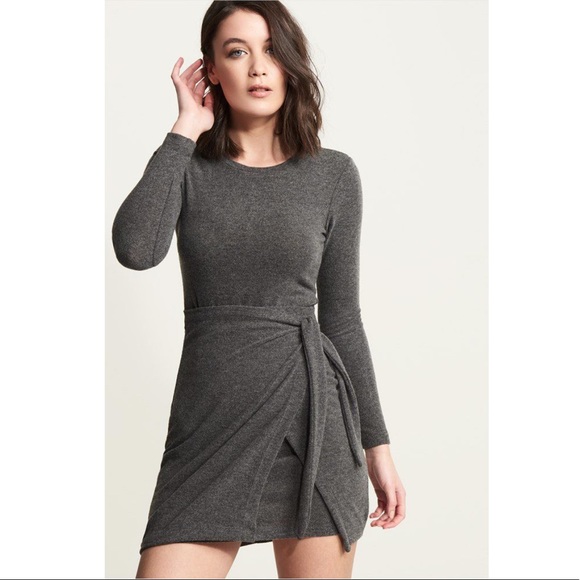 2/$60 Dynamite // Knot Detail Long Sleeve Dress